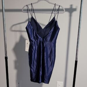 Elegant Navy Mini Dress